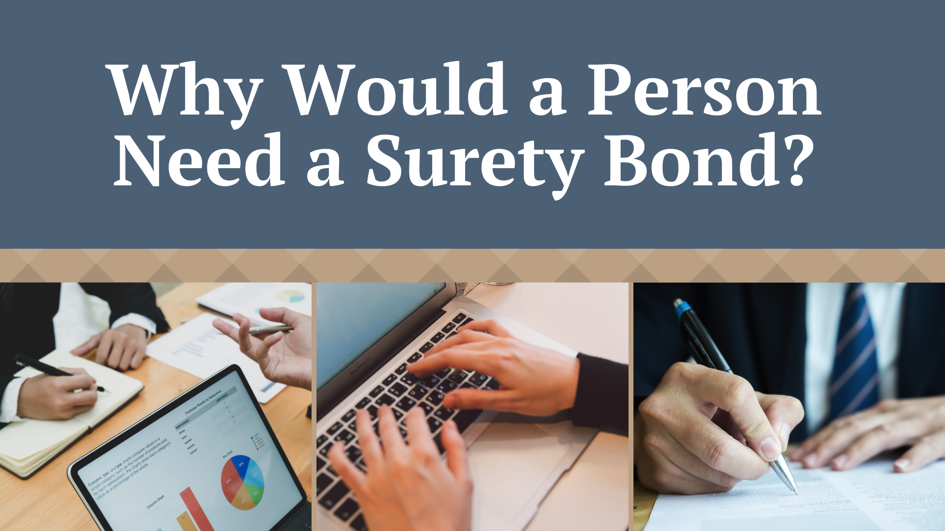 surety bond - What is a Surety Bond - working